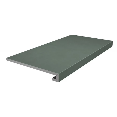 Ступень клееная из керамогранита Kerama Marazzi Про Чементо матовая зеленая DD642120R/GCF 60х33 см