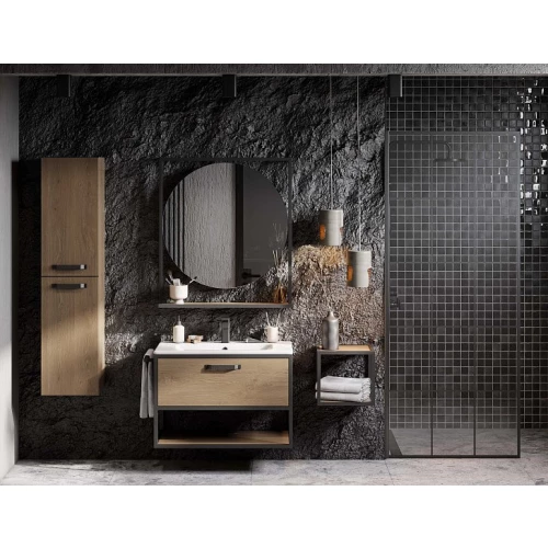 Зеркало Aquaton Лофт Фабрик 80 дуб эндгрейн 1A242602LTDU0