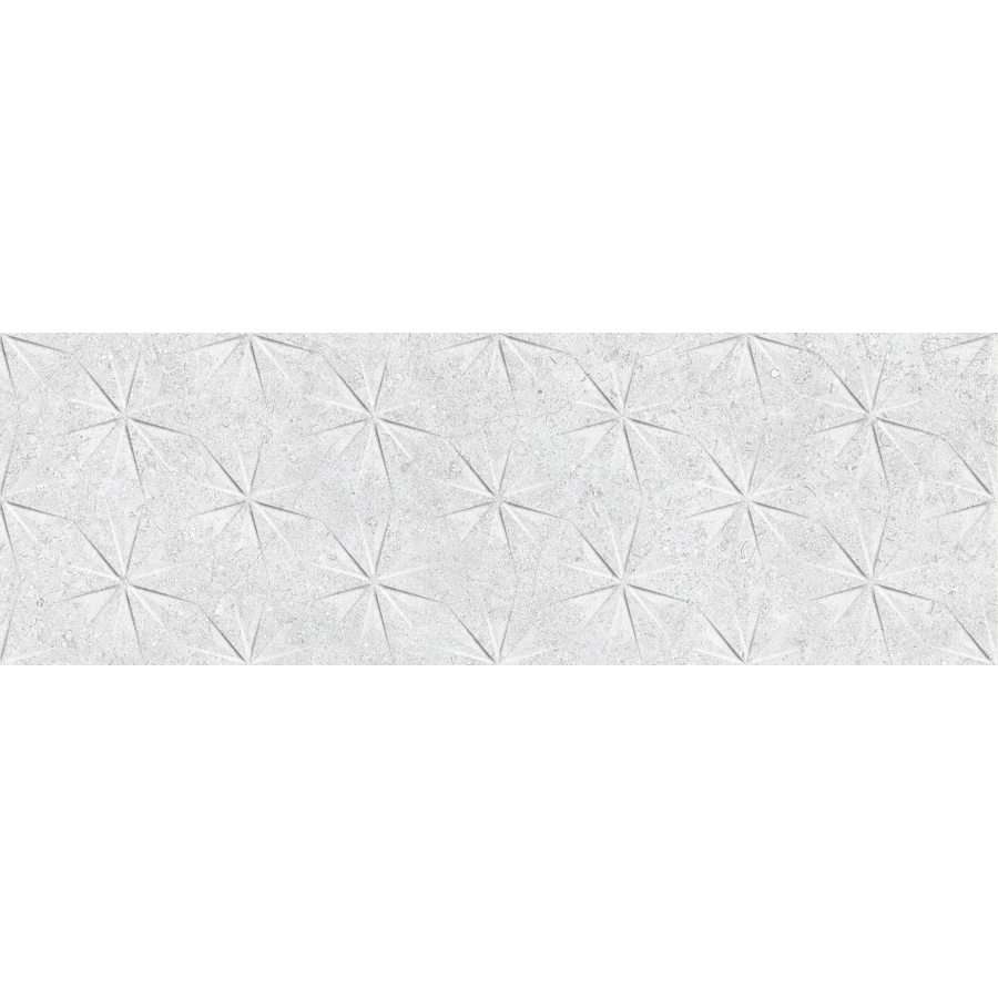 Плитка Saloni Markthal Graphic Light матовая белая 90x30 см