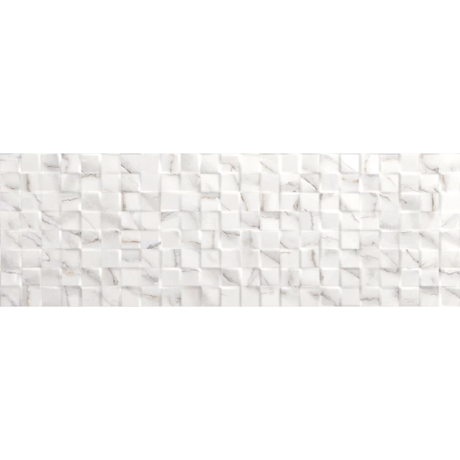 Плитка настенная Sina Tile Barabbas Rustic A Grey глянцевая серая 1263 90х30 см