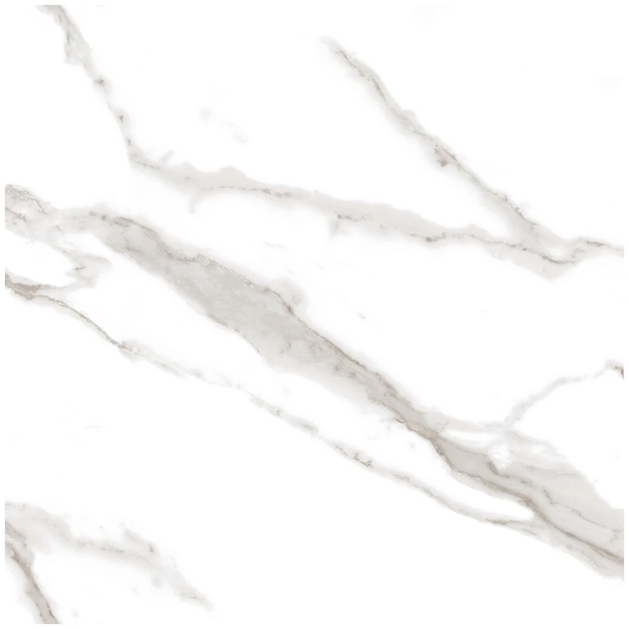 Керамогранит Ceradim Calacatta Sharp Silver белый Полированный 60х60 см