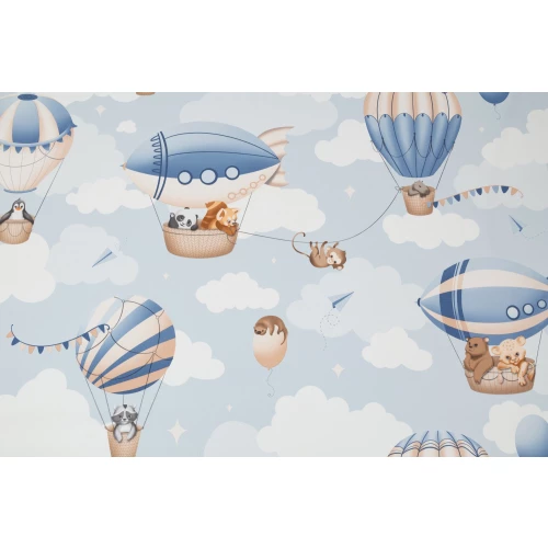 Обои флизелиновые Palitra Home Zoo Child HomeColor голубые HC72270-16 1,06х10,05 м