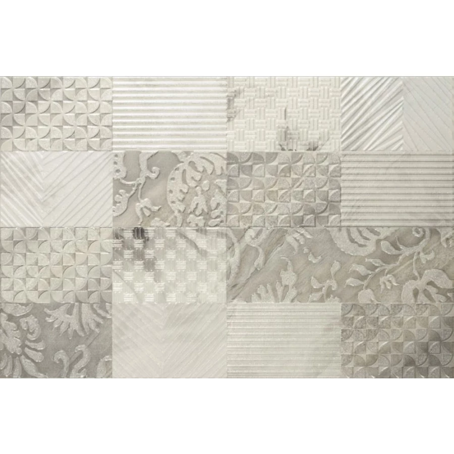 Панно Porcelanite Dos Ros. 7511 Composicion gallery II gris серый (компл. из 2-х шт.) 25х75 см