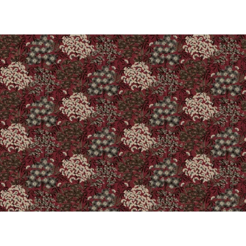 Обои винил на флизелине Grandeco Ciara Красный Черный Коричневый A 63003 10,05х0,53 м