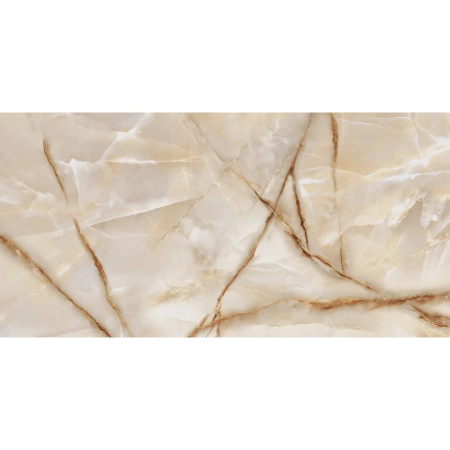 Керамогранит LCM Onyx Royal Latte полированный 60120ORO11P 120х60 см