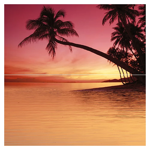 Панно Ceramica Classic Sunset P2-2D278 40х40 см (из 2 плиток)