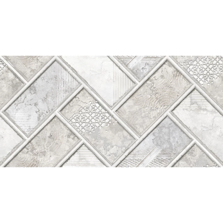Плитка настенная Eurotile Ceramica Padma Decor Luster матовая белая 7930138703623 60х30 см