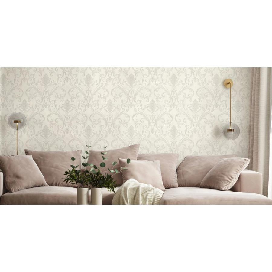 Обои флизелиновые Deluxe Аспект Deluxe Франсуа серые 70459-41 1,06х10,05 м