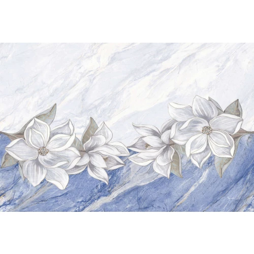 Плитка настенная Тянь Шань Нимфа Декор Цветы 1,62 м2 TP304501HS 45х30 см