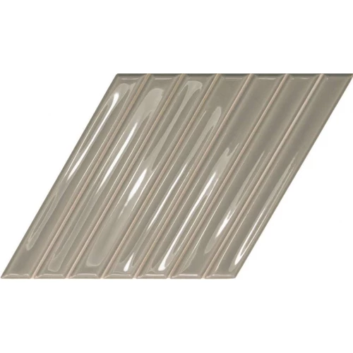 Плитка настенная WOW Spike Bars B Mineral Grey глянцевая серая 135022 25,9х15 см