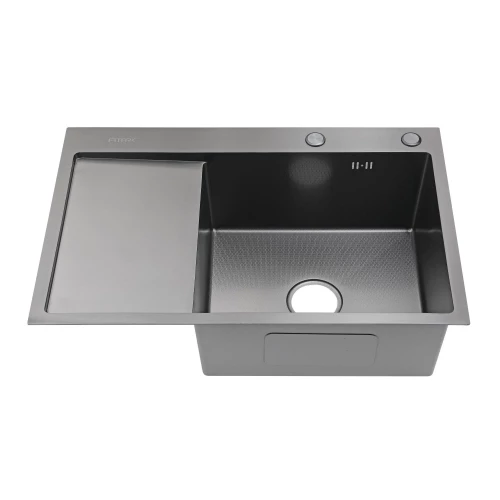 Мойка Fmark для кухни графит FSC6550Q-R 65x50 см