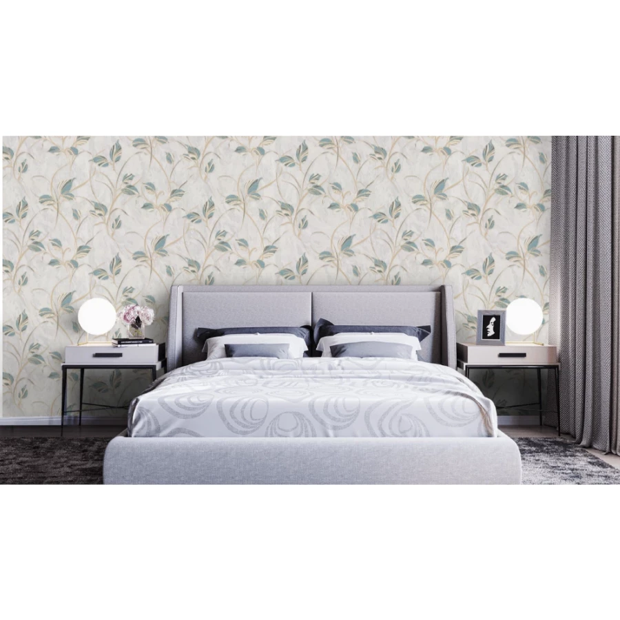 Обои флизелиновые Palitra Home Protect-Fleur HomeColor бежевые HC31221-17a 1,06х10,05 м