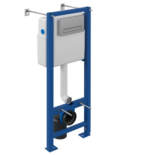 Инсталляция Cersanit Vector 40 blick пластик хром матовый A64118