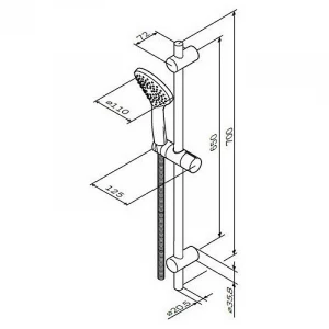 Душевой комплект Am Pm Gem F0190000