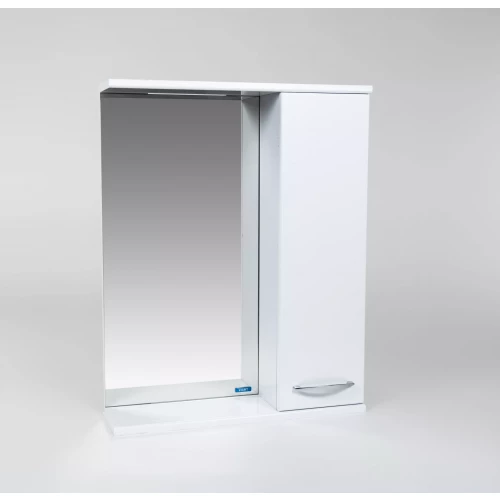 Зеркальный шкаф Viant Прага 55 правый без света VPRA55-ZSHR 16х55х70 см