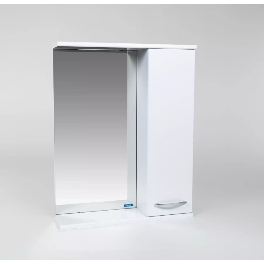 Зеркальный шкаф Viant Прага 55 правый без света VPRA55-ZSHR 16х55х70 см