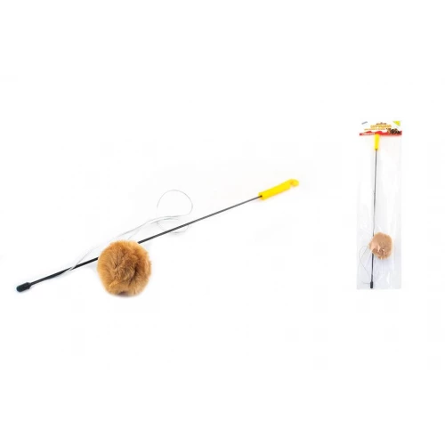 Дразнилка для кошек Дарэлл Удочка с шуршиком на резинке