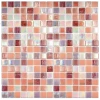 Мозаика Bonaparte Стеклянная мозаика Flamingo 20х20 глянцевая многоцветная 32,7х32,7 см