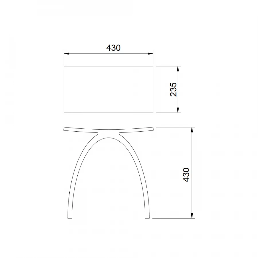 Стул для ванной Abber Stein белый AS1639