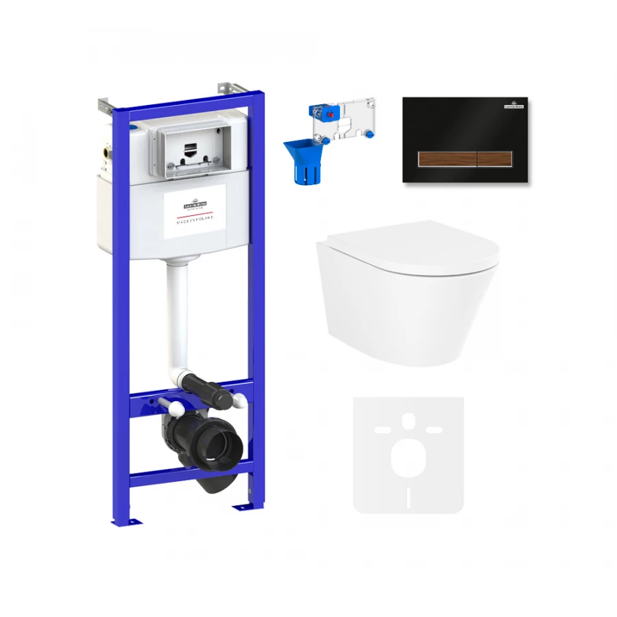 Унитаз Lavinia Boho Relfix Biore Compacto Rimless 75110158 (комплект 7 в 1)