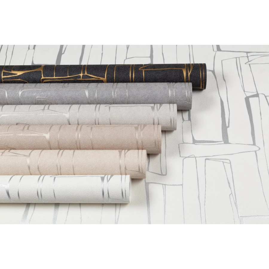 Обои флизелиновые VOG Collection П Essen белые VV72231-11 1,06х10,05 м