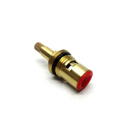 Кран-букса Lemark М18х1.5 20 шлицов с керамическими прокладками поворот 90° горячая блистер LM8096R-BL