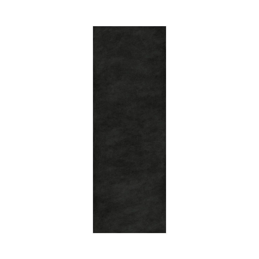 Керамогранит Laminam Seta Liquorice 3,5 мм матовый черный LAMF007465 300х100 см