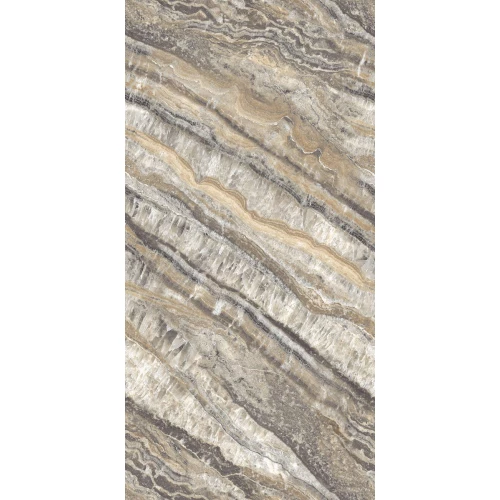 Керамогранит Gresant Hazy Nero Infinia High Glossy глянцевый коричневый 120х60 см