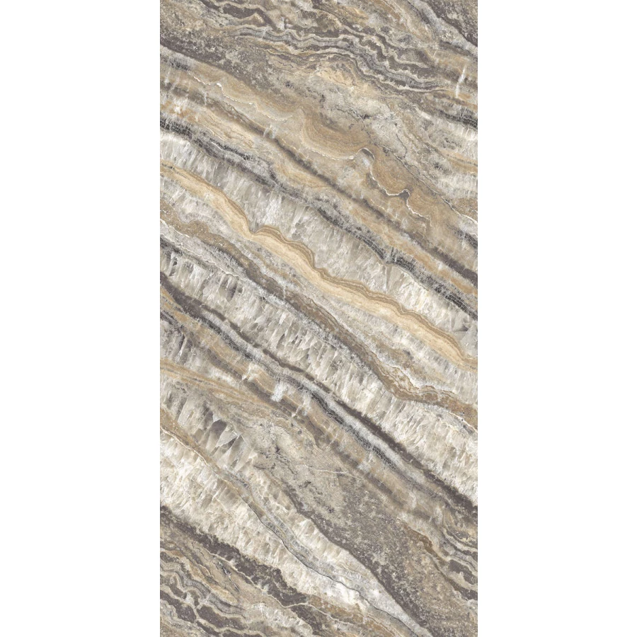 Керамогранит Gresant Hazy Nero Infinia High Glossy глянцевый коричневый 120х60 см