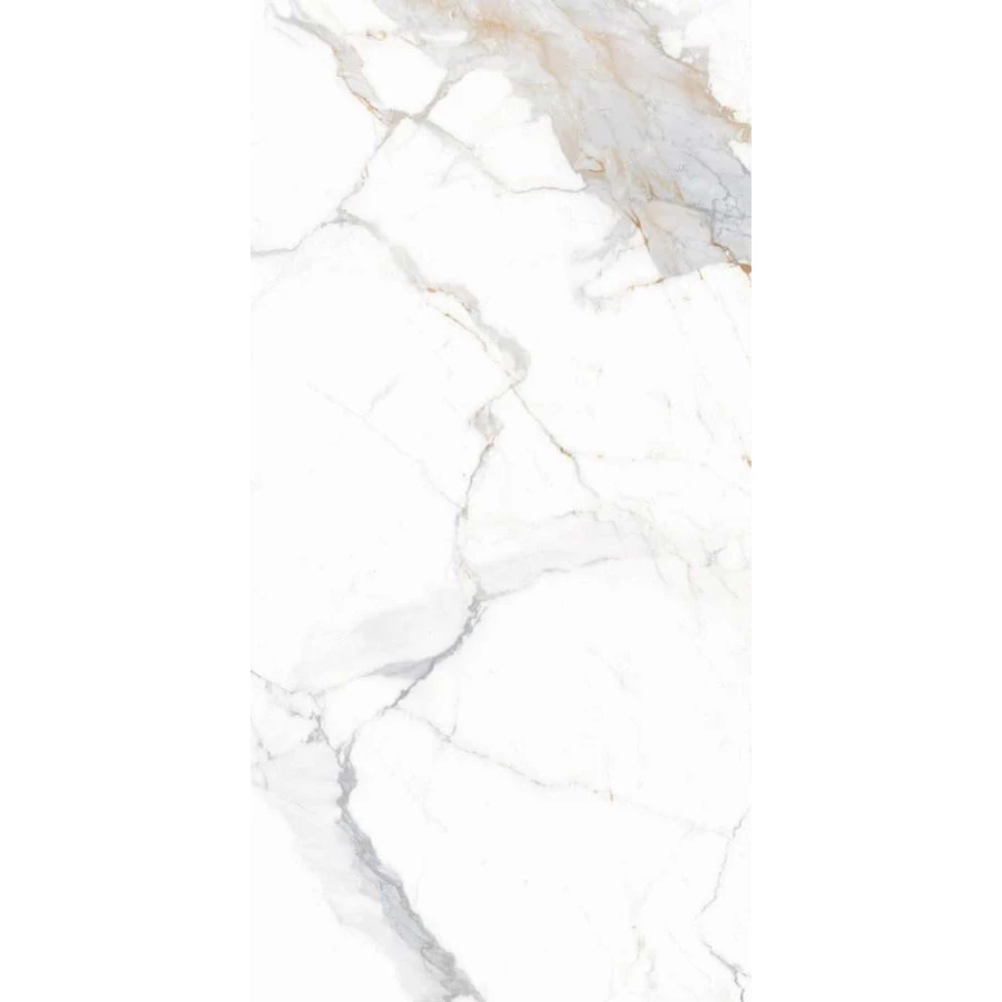 Керамогранит Global Tile Calacatta Imperial_GT Белый полированный GT120606103PR 120х60 см