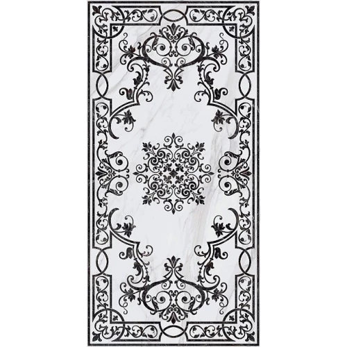 Керамогранит Kerama Marazzi Монте Тиберио декорированный лаппатированный обрезной белый SG591722R 238,5x119,5 см