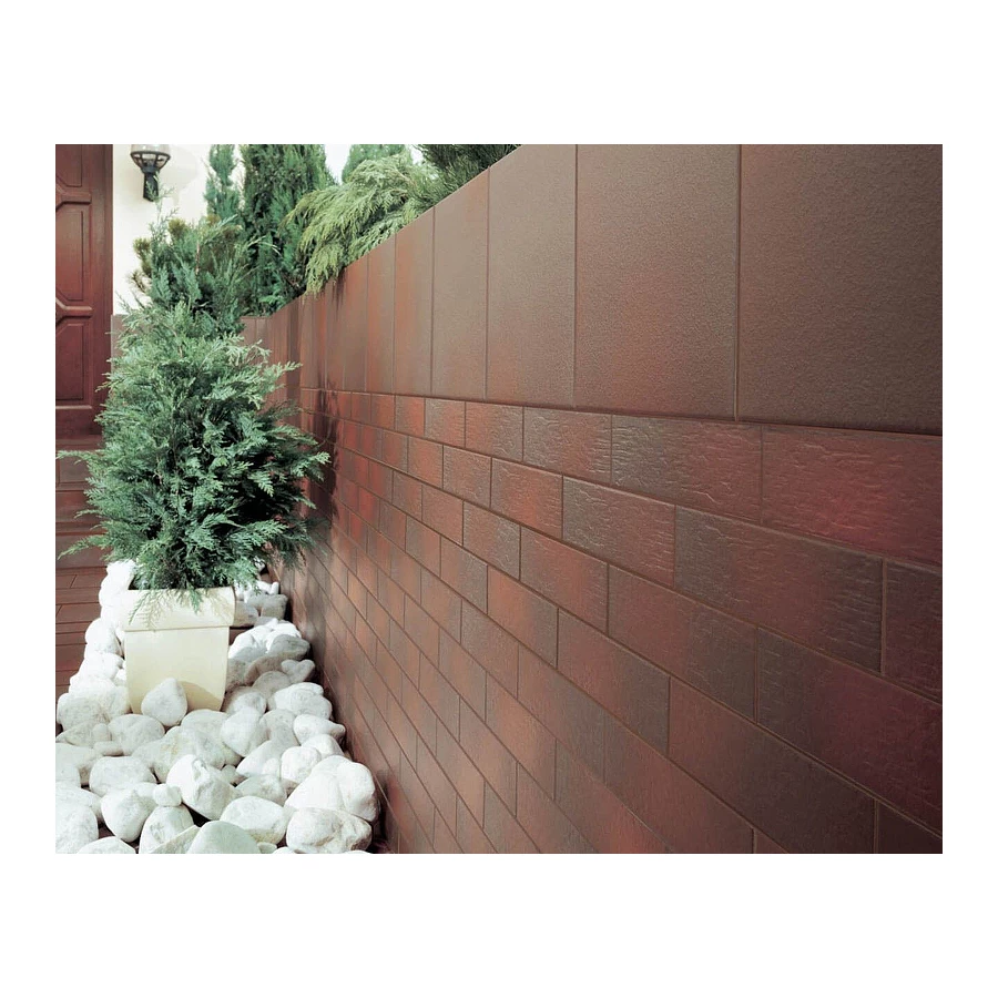 Плитка фасадная Paradyz Cloud Rosa elewacja матовая каштановая 24,5x6,6 см