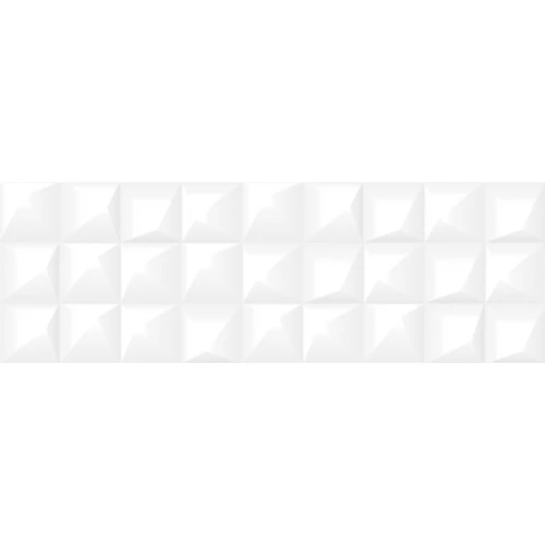 Облицовочная плитка Cersanit Gradient рельеф белый GRS052D 19,8x59,8