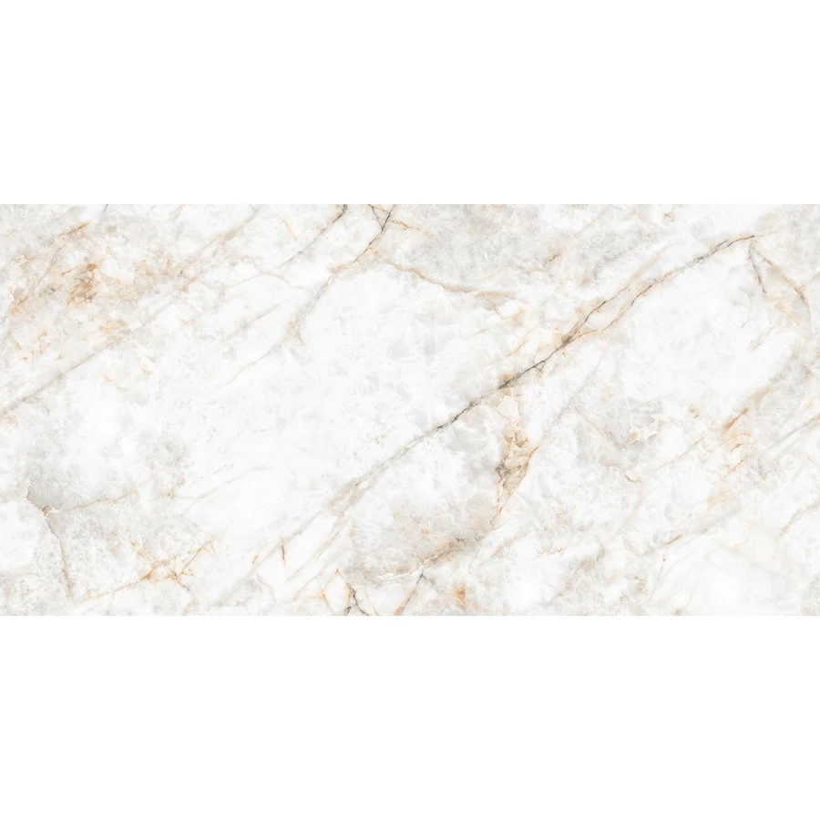 Керамогранит Neodom Marble Glister Gold Carving матовый белый N20581 160х80 см