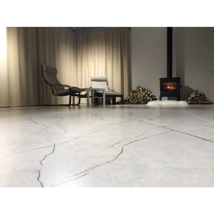 Керамогранит Керамика Будущего Сандра белый MR 120х60 см