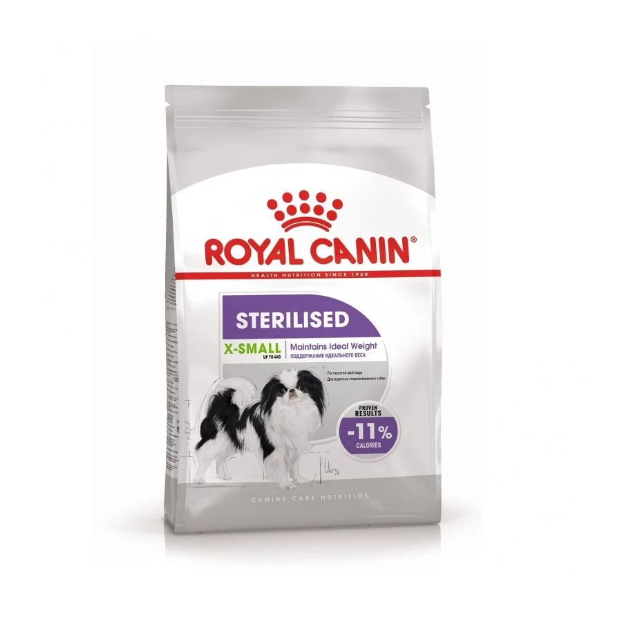 Корм для стерилизованных собак Royal Canin x-small sterilised меньше 4 кг от 10 месяцев 500 г