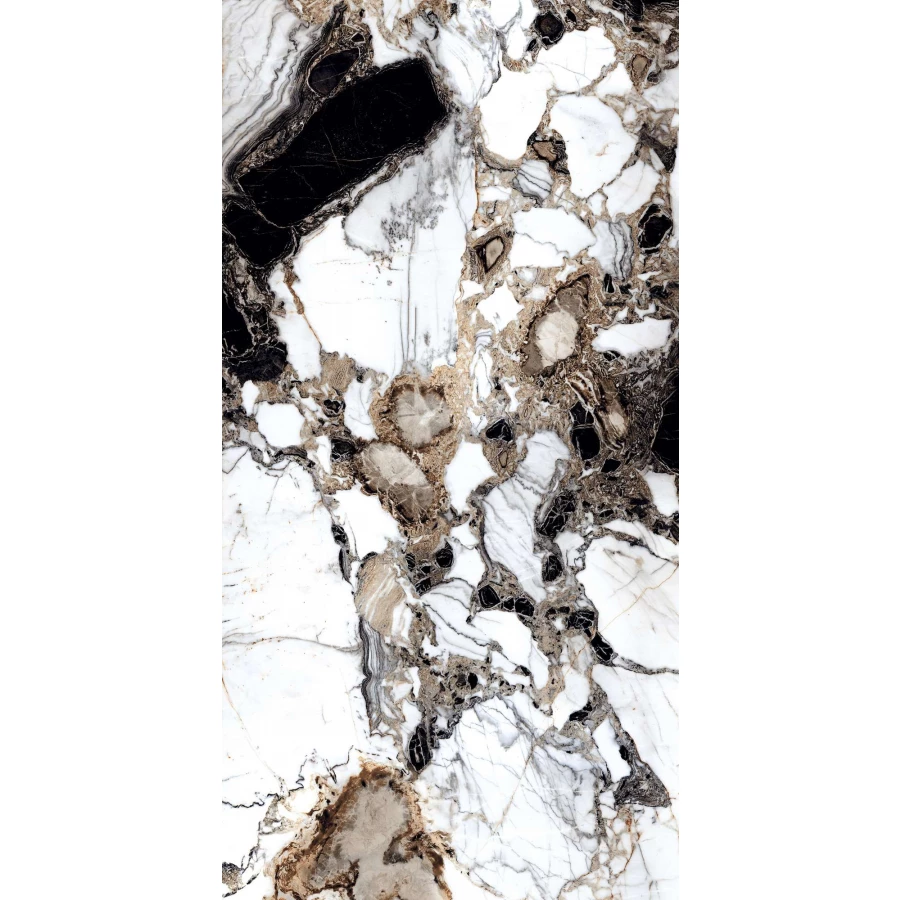 Керамогранит Arcadia Ceramica Grande Crystal High Gloss глянцевый белый HG2002-A 120х60 см