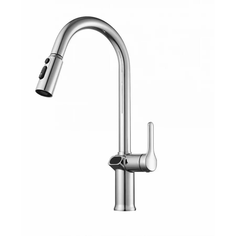 Смеситель Esko для кухни вытяжной с дисплеем K15 LED