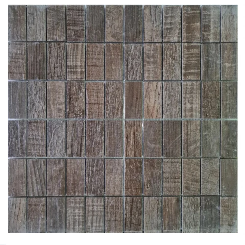 Мозаика ТехноАрт керамогранит Р14 чип 5х2,5 многоцветная 30х30 см