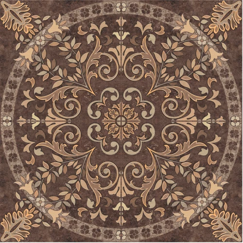 Панно напольное Cersanit Pompei PY6R114 коричневое 84x84