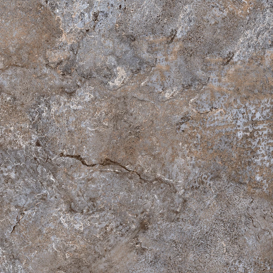 Керамогранит ALMA Ceramica Indastrio sugar-эффект коричневый GFU6060IND40R 60х60 см