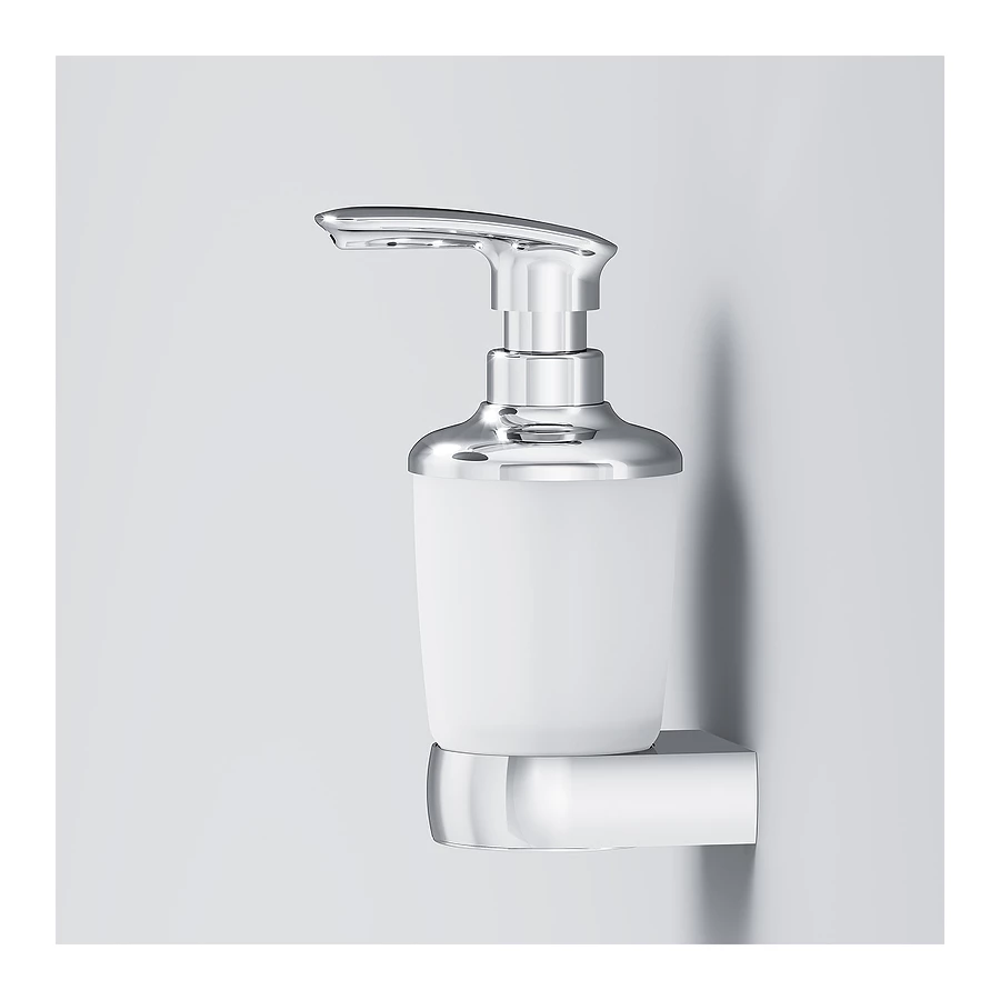 Стеклянный диспенсер для жидкого мыла Am Pm Sensation с настенным держателем A3036900