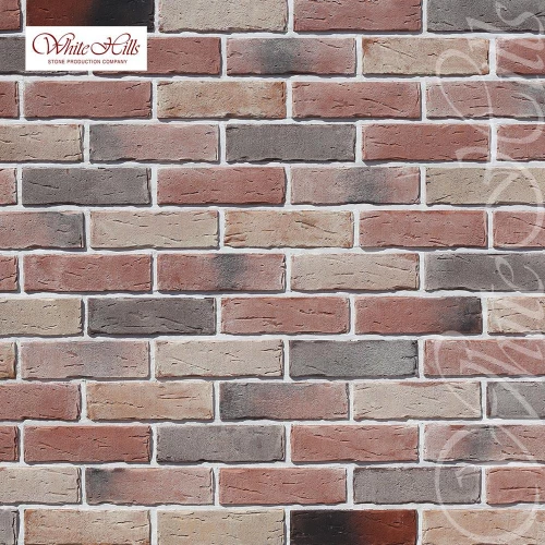 Плитка под кирпич White Hills Сити Брик 378-90 24х7х1,0-1,3 см