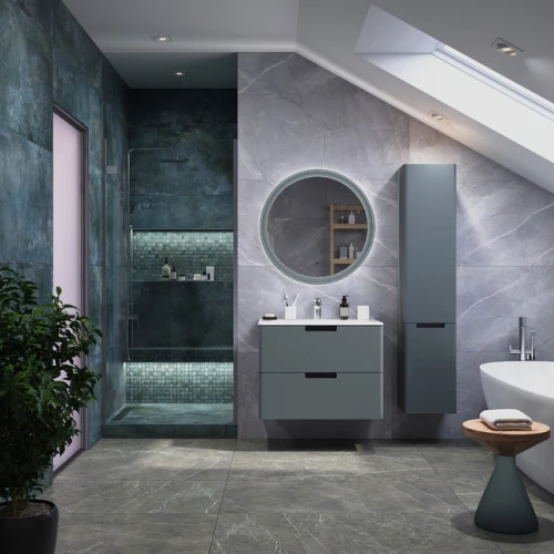 Зеркало Briz Прато Grey подсветка подогрев 240 01-49080-00 00 ГР 80 см