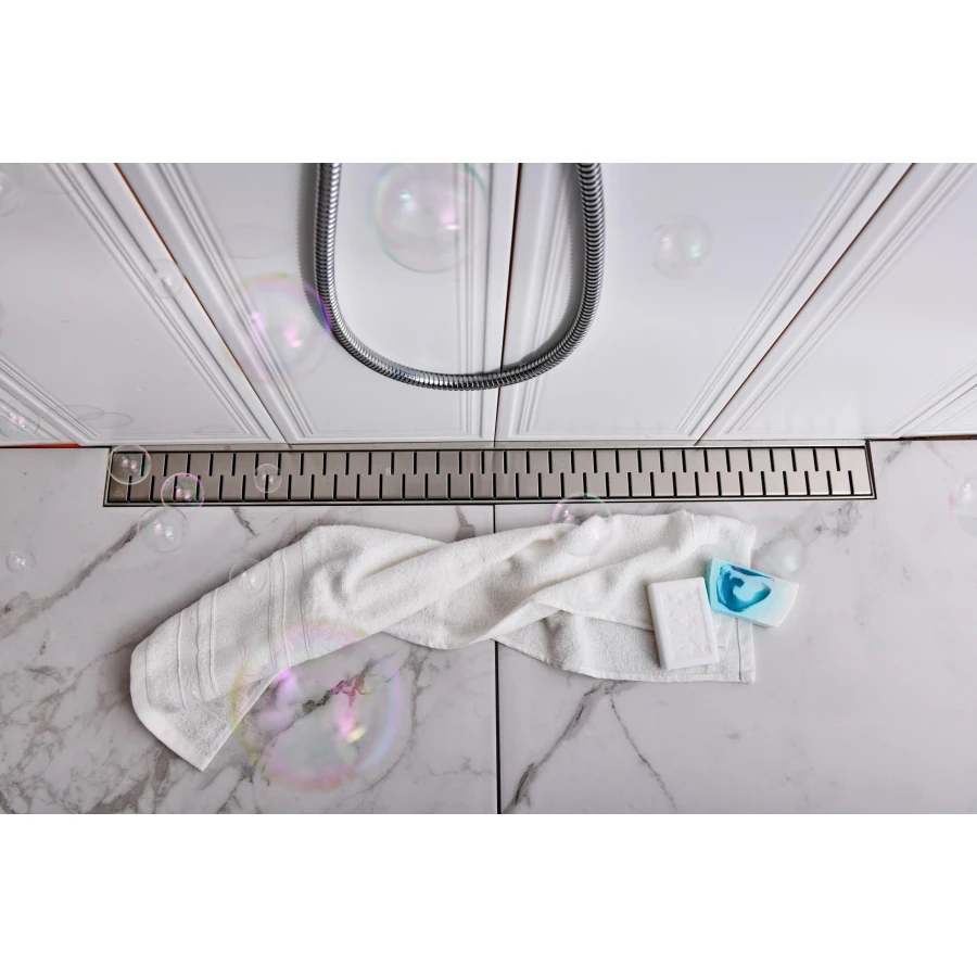 Душевой лоток Creto Snake с решеткой хром CRE-950 SH 95 см