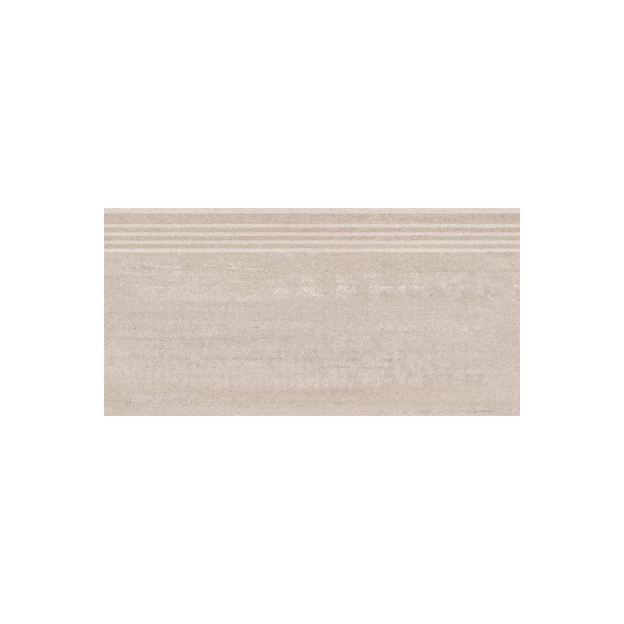 Ступень из керамогранита Kerama Marazzi Про Дабл матовая бежевая DD201420R\GR 60х30 см