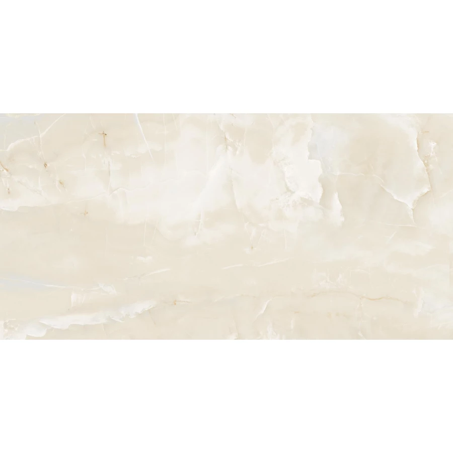 Керамический гранит Kerranova Onice Milky Lapp K-95/LR 120х60x1 см