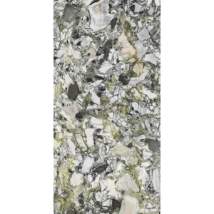 Керамогранит Ariostea Ultra Marmi Luxury White Lucidato Shiny 6 мм глянцевый серо-зеленый UM6L300675 300х150 см