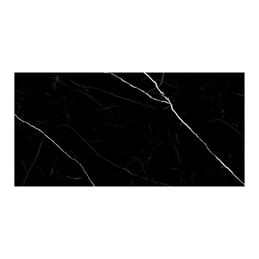 Керамогранит TileKraft Nero Marquina Hi Glossy 8027 160х80 см