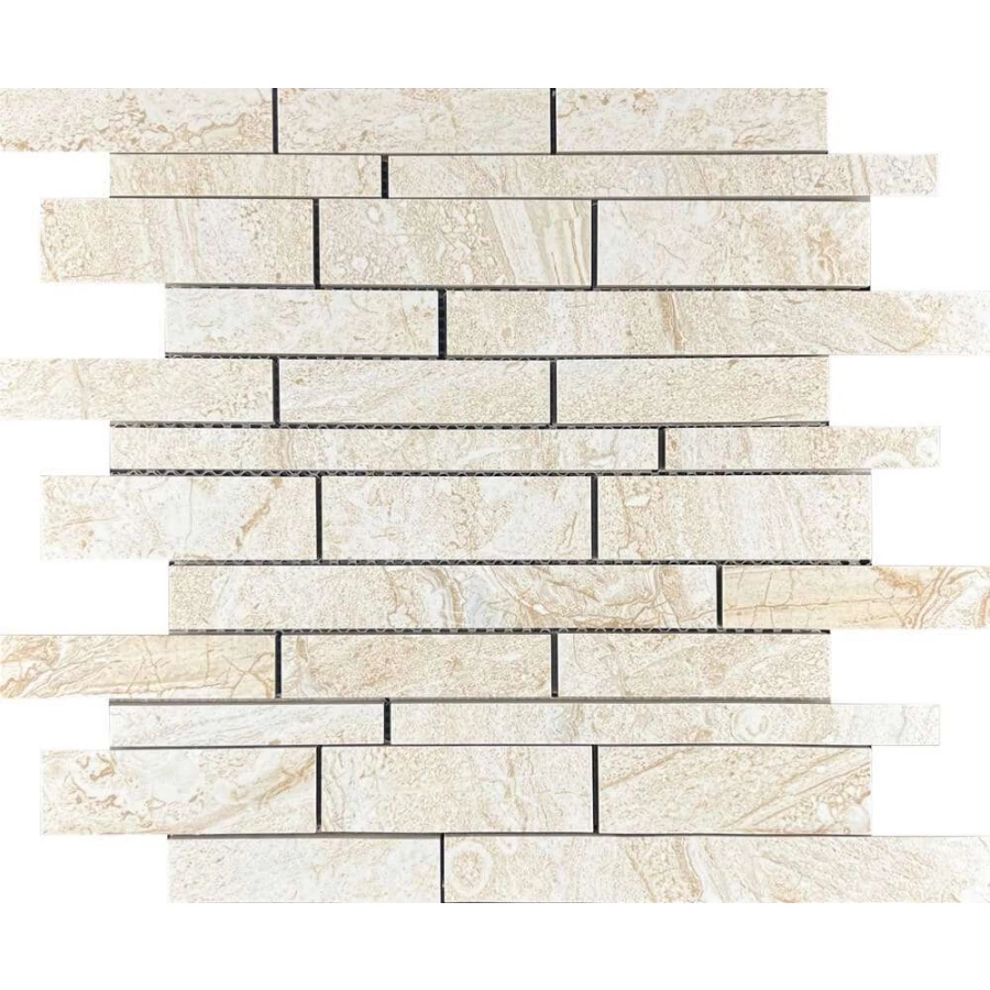 Мозаика Velsaa Mosaic Daina Beige Brick Bone Mix 36х30 см